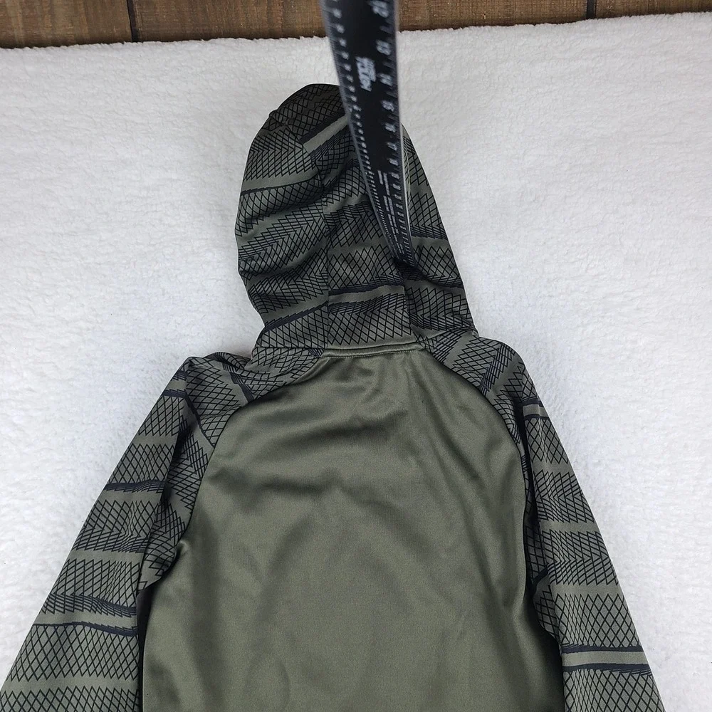 Nike Hoodie Mens‎ Small Dark Green Olive Dri Fit Training Activewear 800303-325